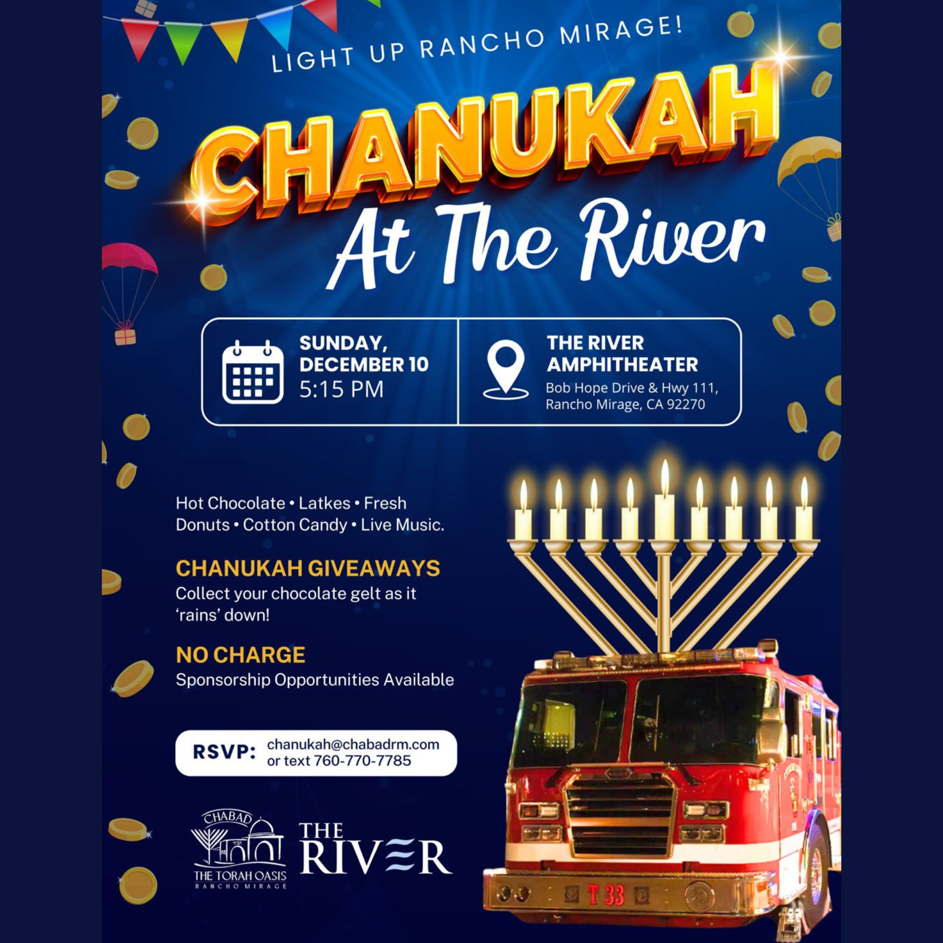 Chanukah at The River