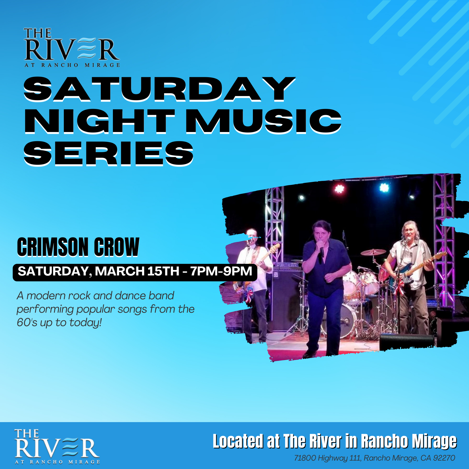 Saturday Night Music Series at The River!