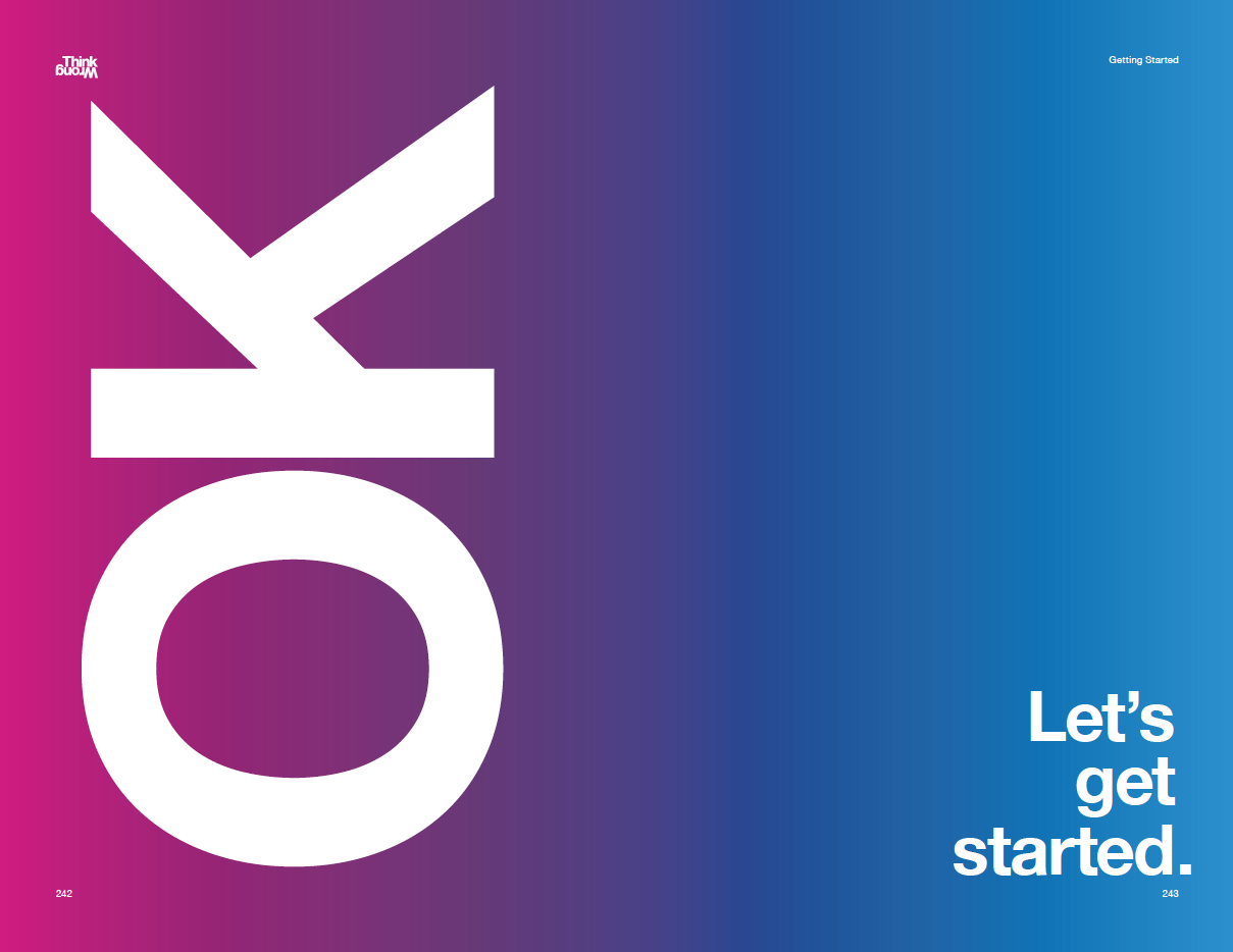 Think Wrong Book Get Started, intrapreneurship handbook