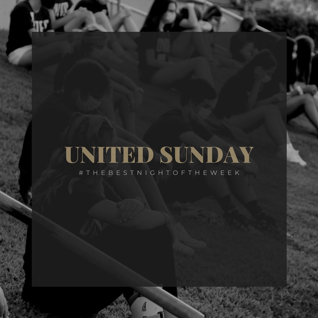 It&rsquo;s finally here!

We can&rsquo;t wait to see you guys! Meet in the field at 6:30!

#thebestnightoftheweek 
#unitedsunday
#yourfriendsarehere