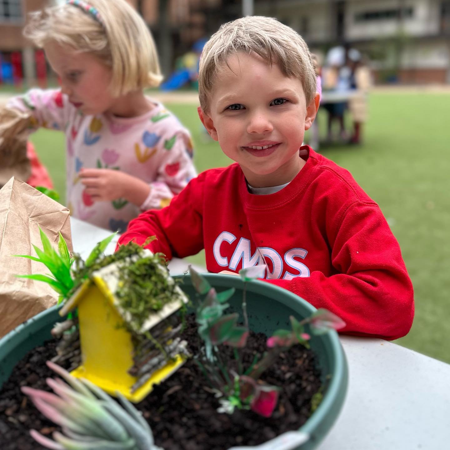 It&rsquo;s a great day in JK! 🌱 Today JK wrapped up their garden unit by creating their very own fairy garden! Students spent the week exploring plants, seeds, fruits and vegetables. A Venus fly trap even made an appearance! They loved collecting bu