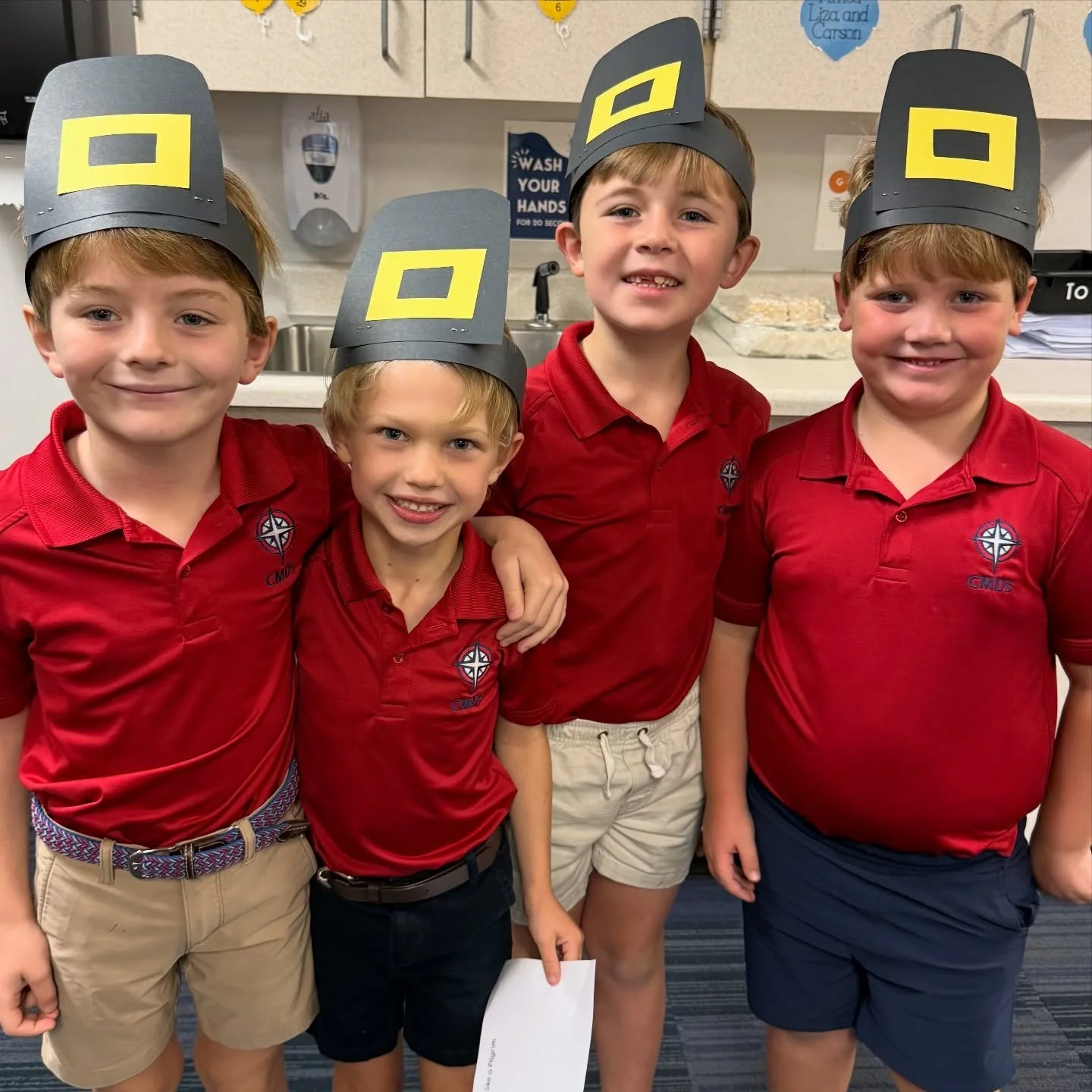 First grade has been working so hard in their Pilgrim unit, and it&rsquo;s been amazing to see their learning come to life across our Encore classes. They created Pilgrim villages in the Makerspace, painted the Mayflower in Art, completed research in