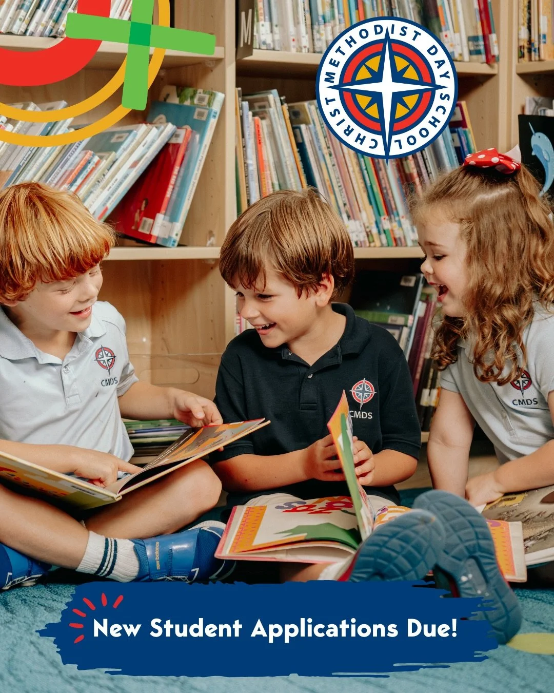 New student applications for the CMDS 2026-27 school year are due January 1st. We are proud to offer a co-ed, Christ-centered education where students are known, loved, and encouraged to grow in faith and learning.
We can&rsquo;t wait to welcome new 