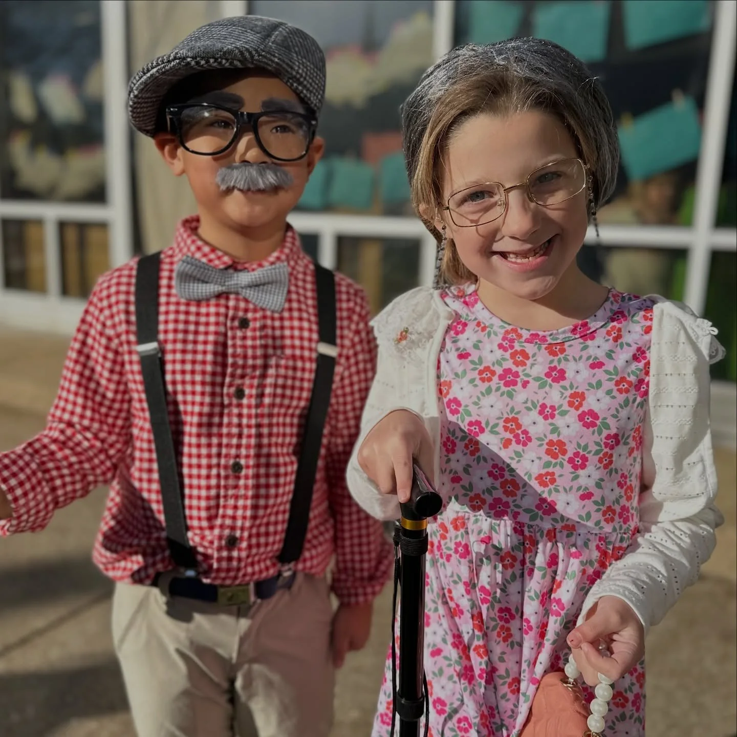 Our boys and girls&hellip; oops, we mean our Grannies and Grandpas&hellip;are 100 days brighter!
Our SK students celebrated the 100th day of school by pretending to be 100 years old, and they fully embraced the part! They proudly showcased their 100 