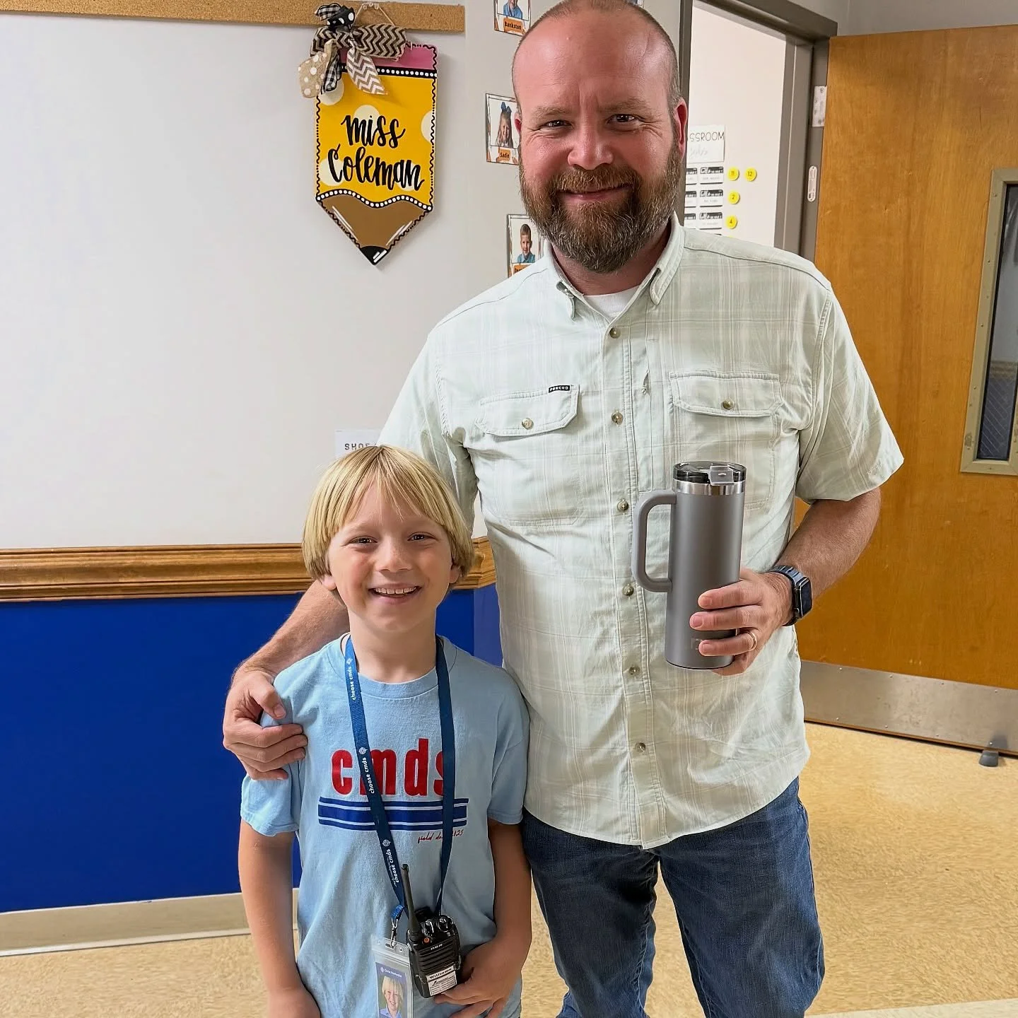 Trey took the lead on Friday as our Head of School for the Day and did an incredible job! He kicked off the morning by working carpool, spent time visiting faculty across campus offering encouraging words, and made classroom visits throughout the day