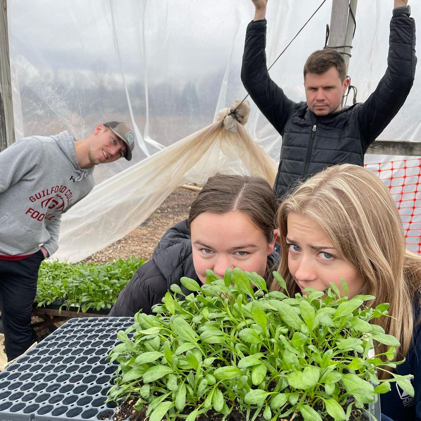 Fellows at the Farm!! Planting spinach, sowing seeds, and watching life sprout around us make for a well spent morning, if you ask us.