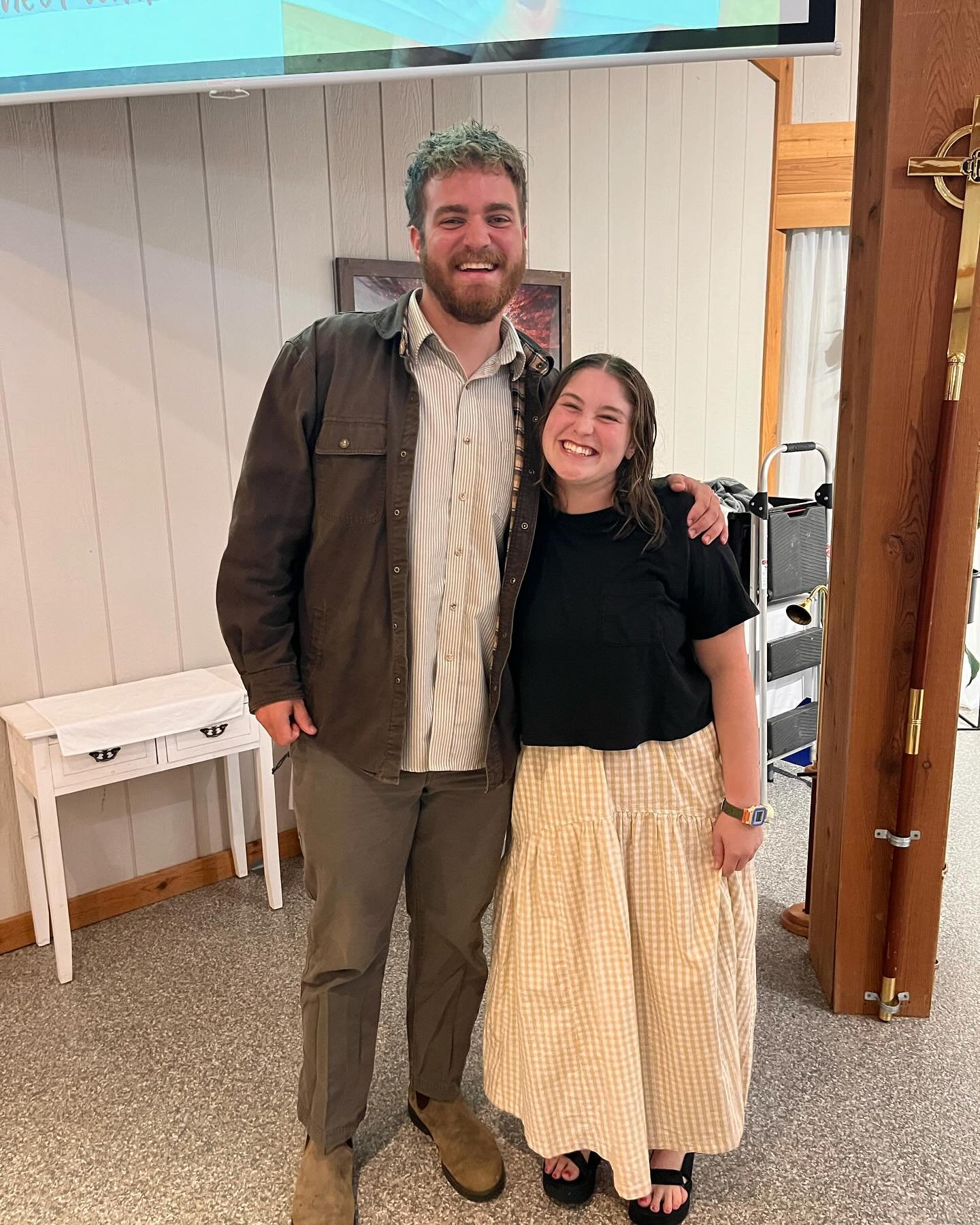 BIG DEAL FELLOWS HIGHLIGHT&trade;️: Last week we celebrated @hartleykeown01 &amp; @gayleshear getting baptized!!! We thank the Lord for the gift of these two and the life they bring to our church. Praise God from whom all blessings flow! 

🤍🤍🤍

&l