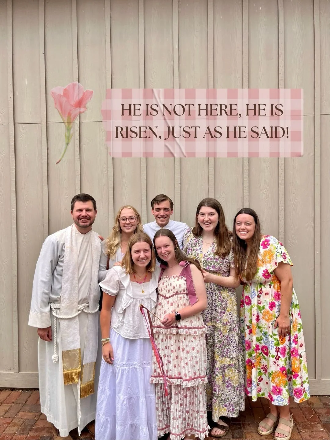 Happy Easter from the Greensboro Fellows!!! He is risen, Alleluia!!!! 🤍🤍🤍