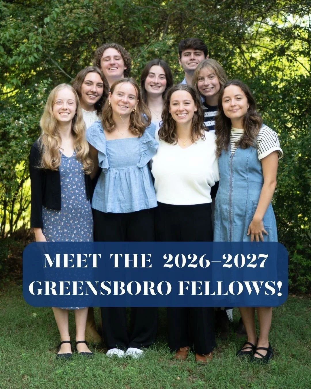 MEET THE 2026-2027 GREENSBORO FELLOWS!!!

These Fellows have already had a huge impact on Greensboro, Church of the Redeemer, their host families, job placements, and our community. We&rsquo;re thrilled to have them here!!! Swipe through!