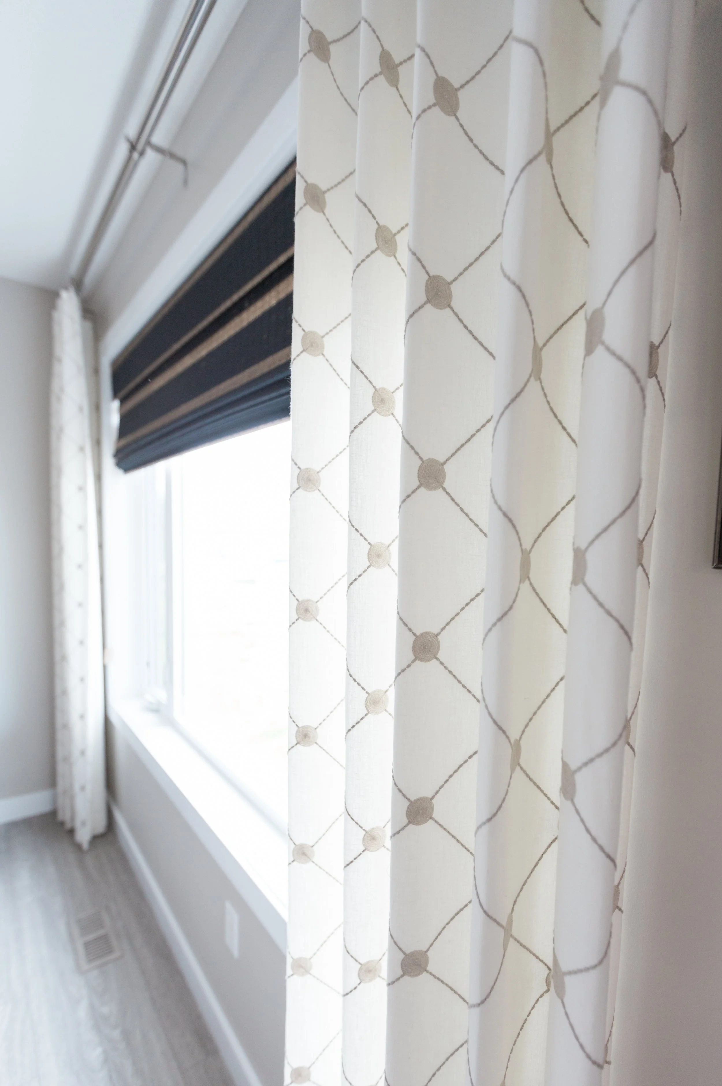 custom drapery by jaimie mehler of savori spaces located in the greater edmonton area alberta canada