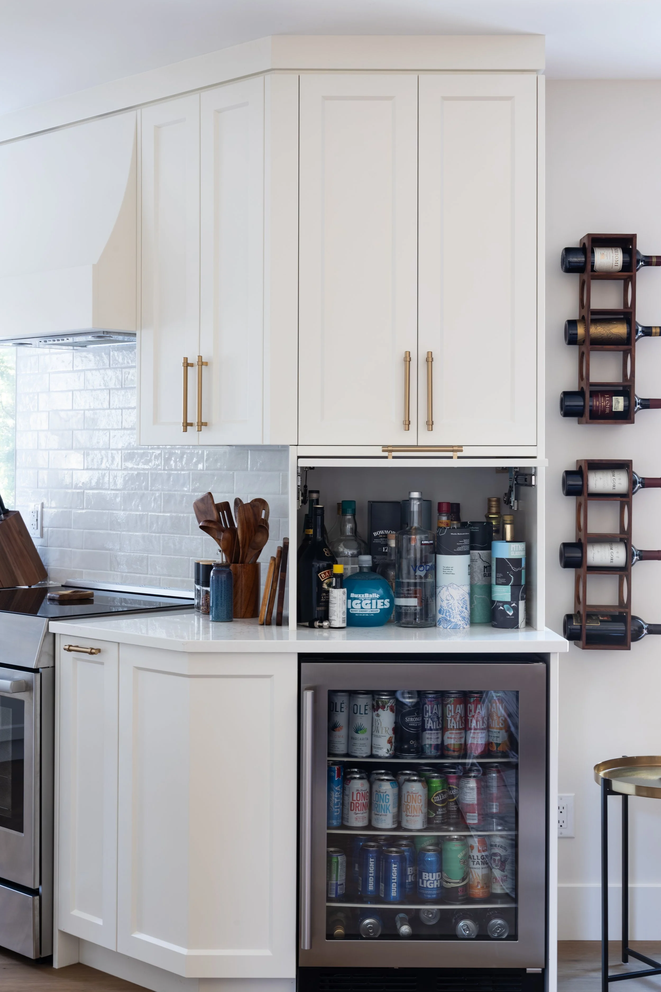 Liquor Storage Solution with Bar fridge