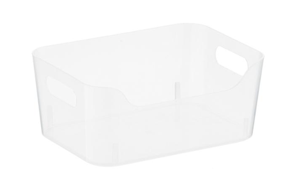 Clear Plastic Storage Bins with Handles