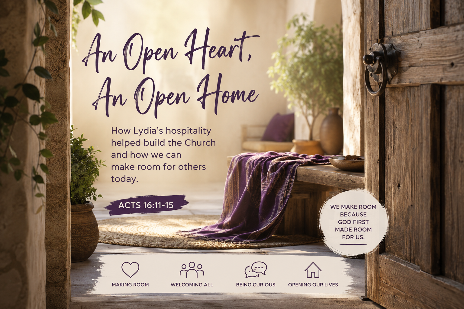 An Open Heart,               An Open Home