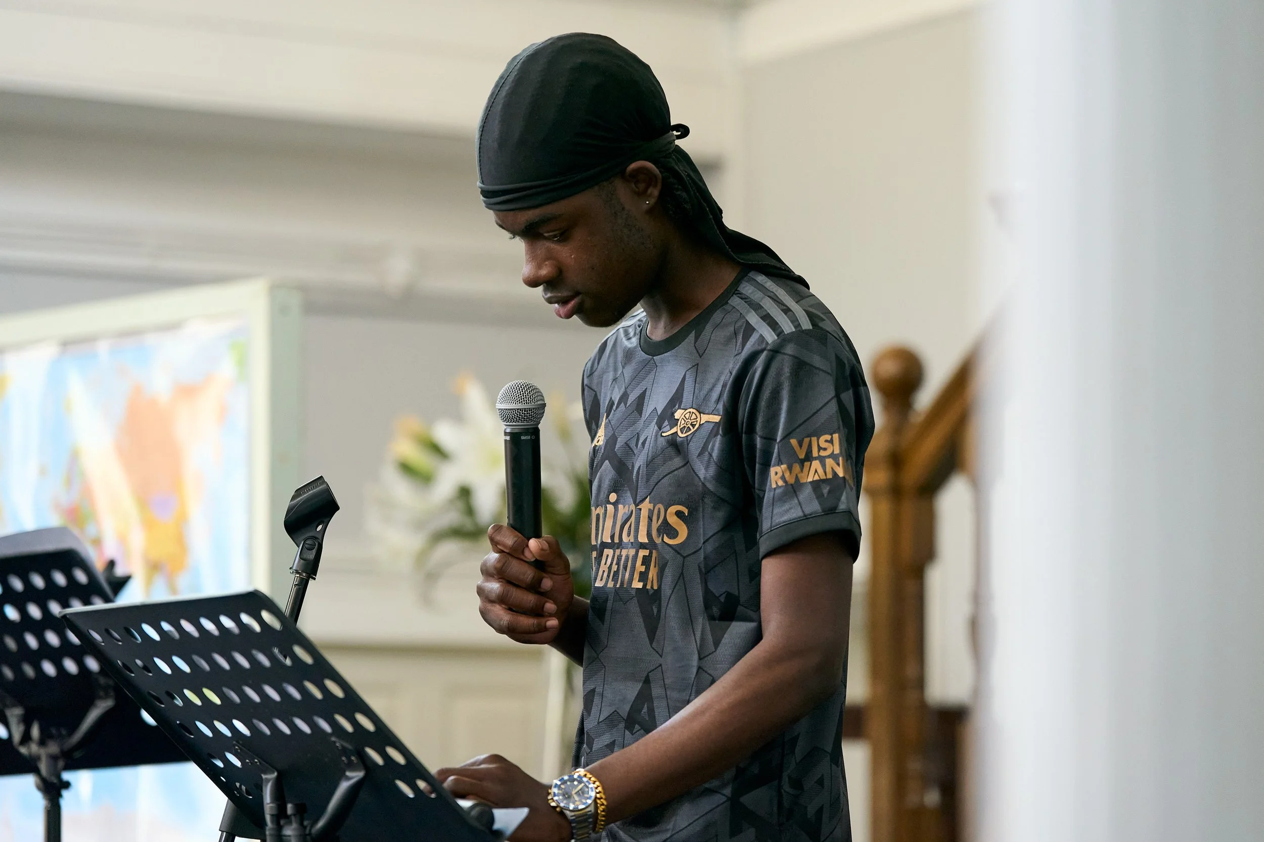 Different generations sharing in church life at NPR