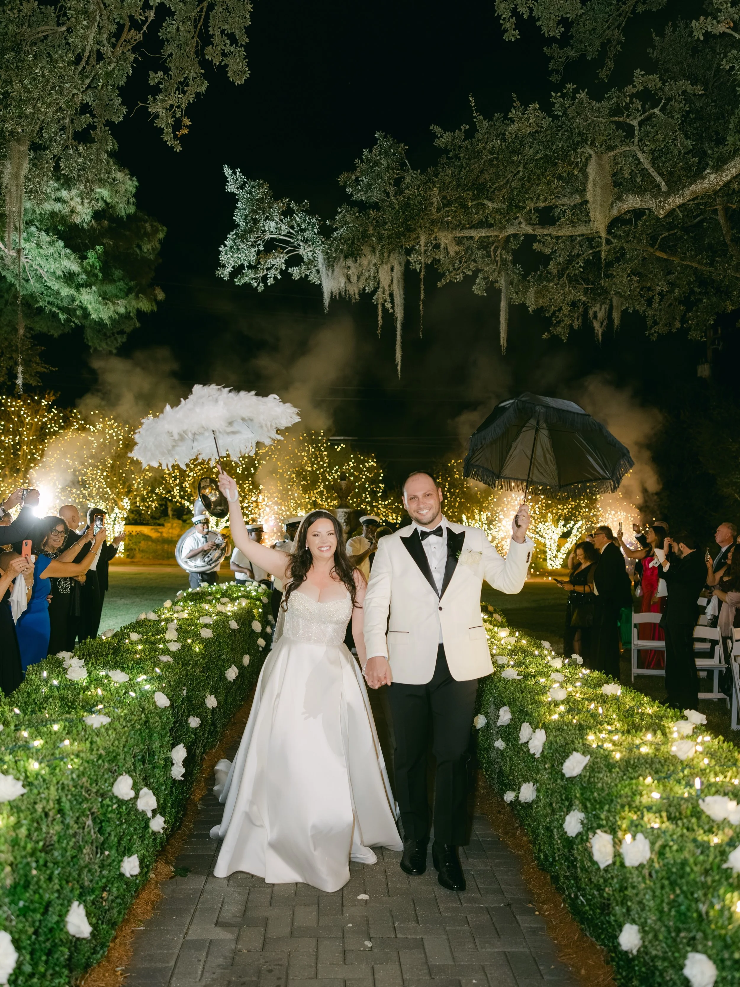 One wedding. Endless wow moments. ✨

From chargrilled oysters and cannolis to beignets, a second line, fireworks, and a horse-drawn carriage exit&hellip; Megan + Alex didn&rsquo;t just throw a wedding&mdash;they gave their guests a full New Orleans e