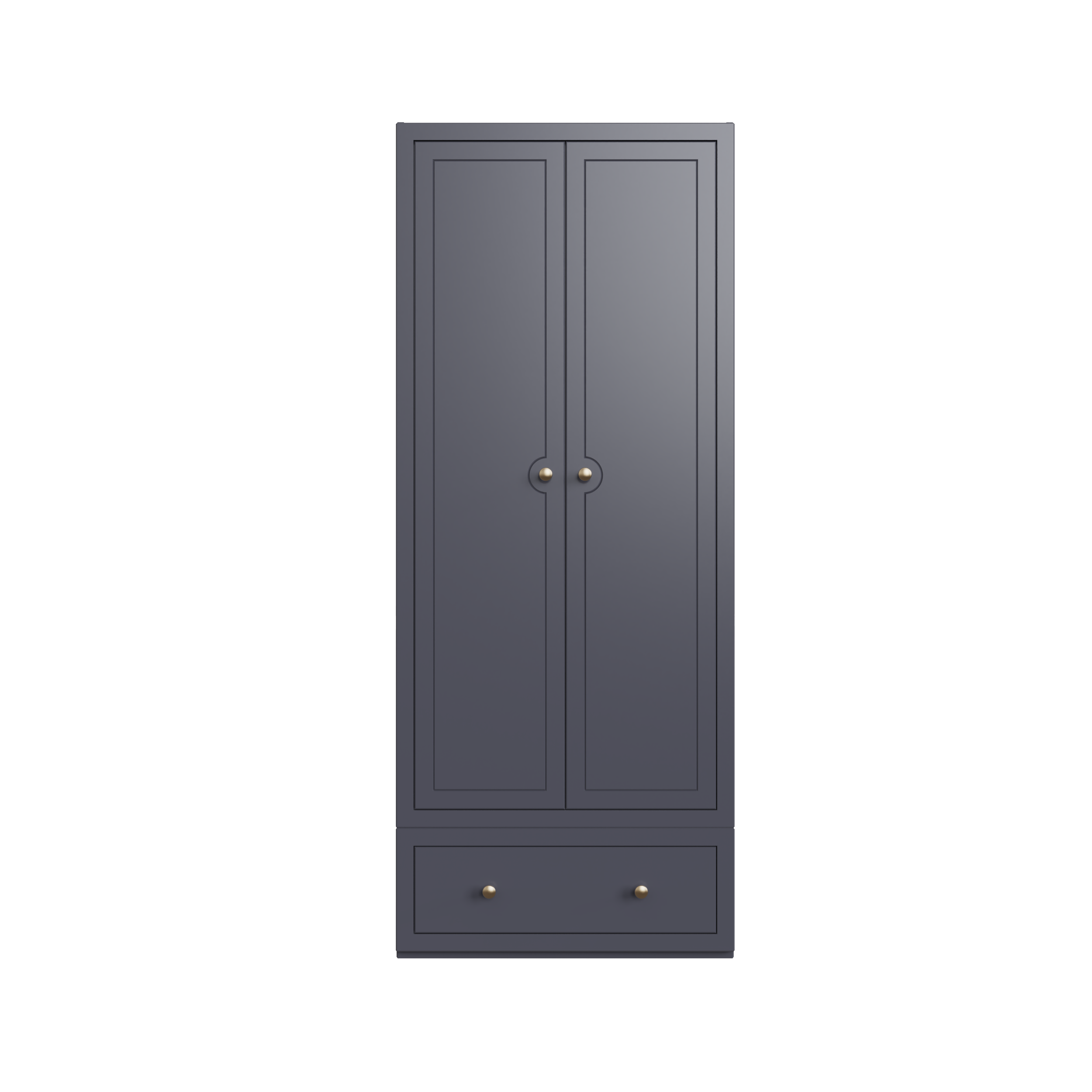 Modular Wide 2 Door 1 Drawer Wardrobe