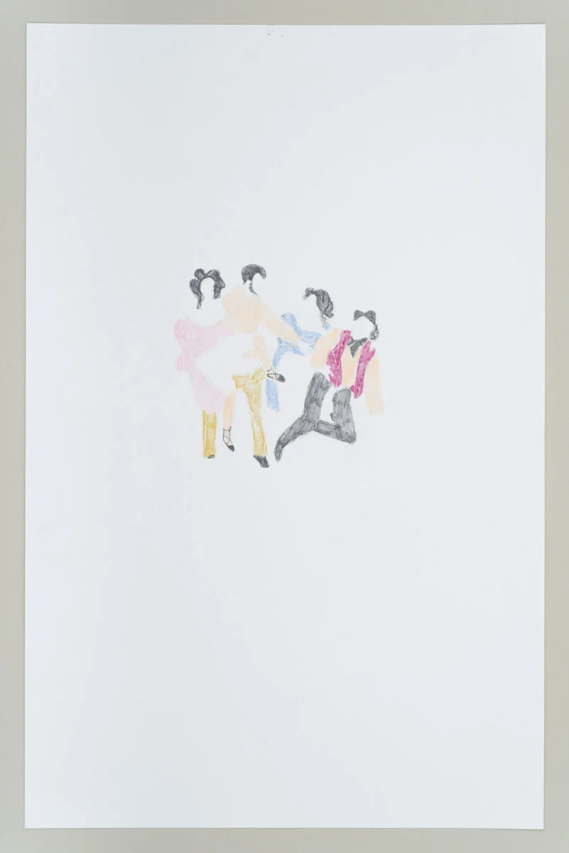 Take off your hat and stay, Bettina Hubby, 2018. Colored pencil on paper, 17 x 11 inches. BH0330