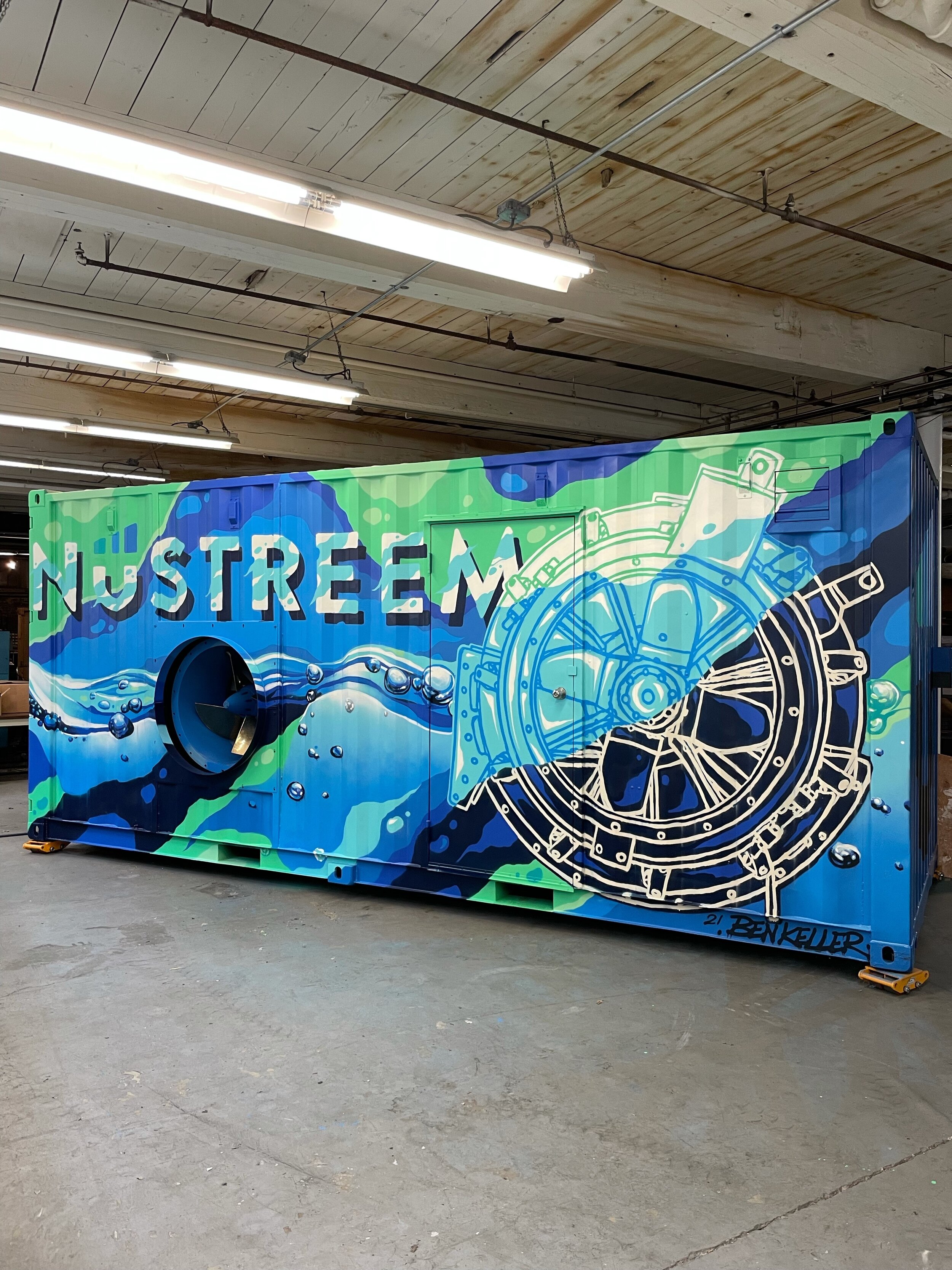   NUSTREEM SHIPPING CONTAINER  