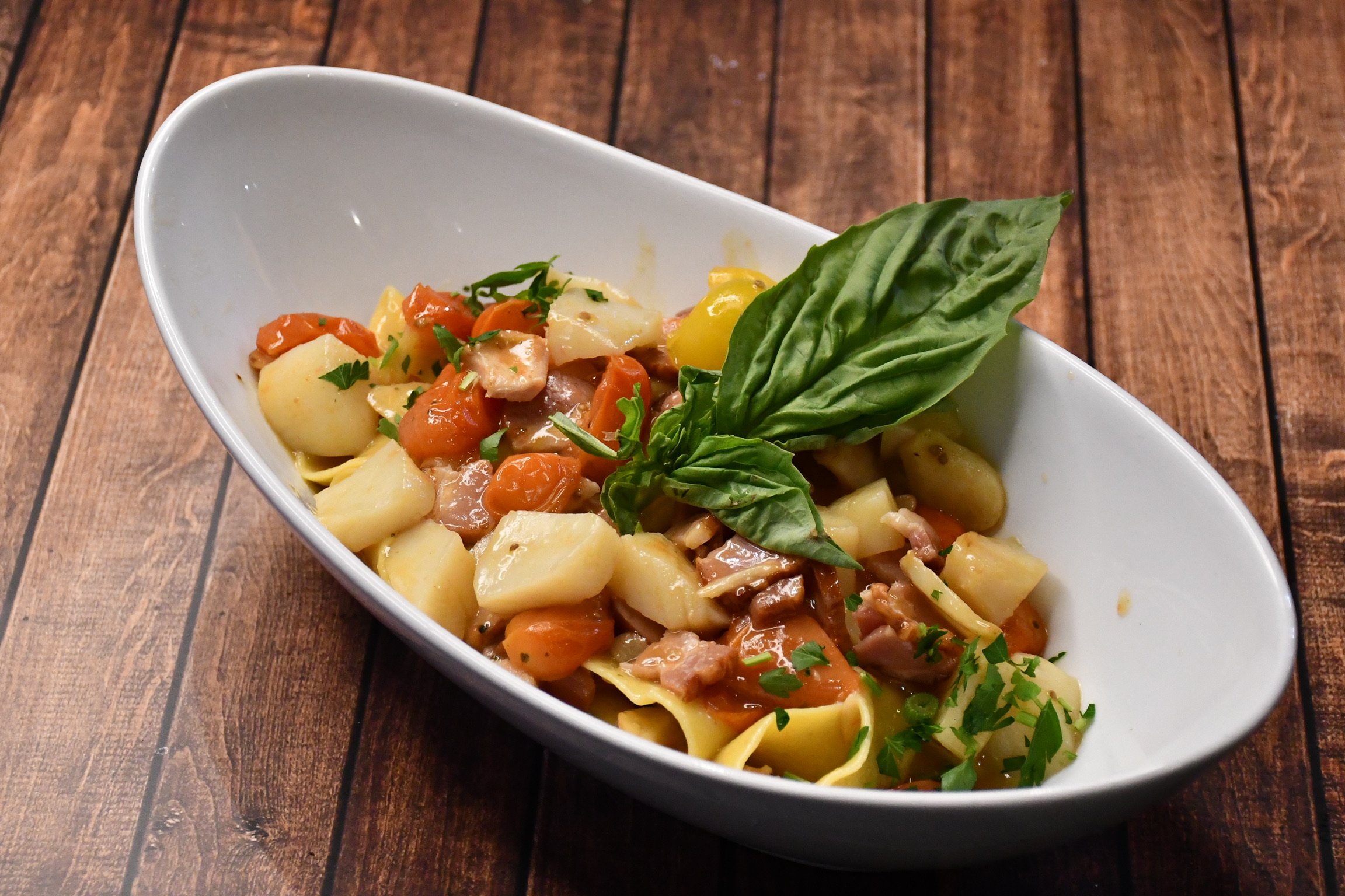 HOMEMADE PAPPARDELLE SCALLOPS