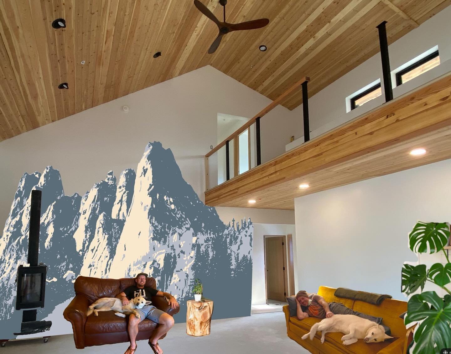 IT&rsquo;S OFFICIAL- we&rsquo;re OPENING JULY 22nd! The calendar&rsquo;s now open bookings in our 7 new private rooms and 2 shared dorms. 
This is a real photo of Paul &amp; Lucy relaxing after finishing the new-and-improved North Cascades Mountain H