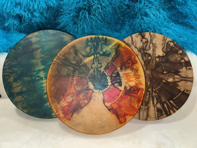 Handmade 15" Tie Dye Drums
