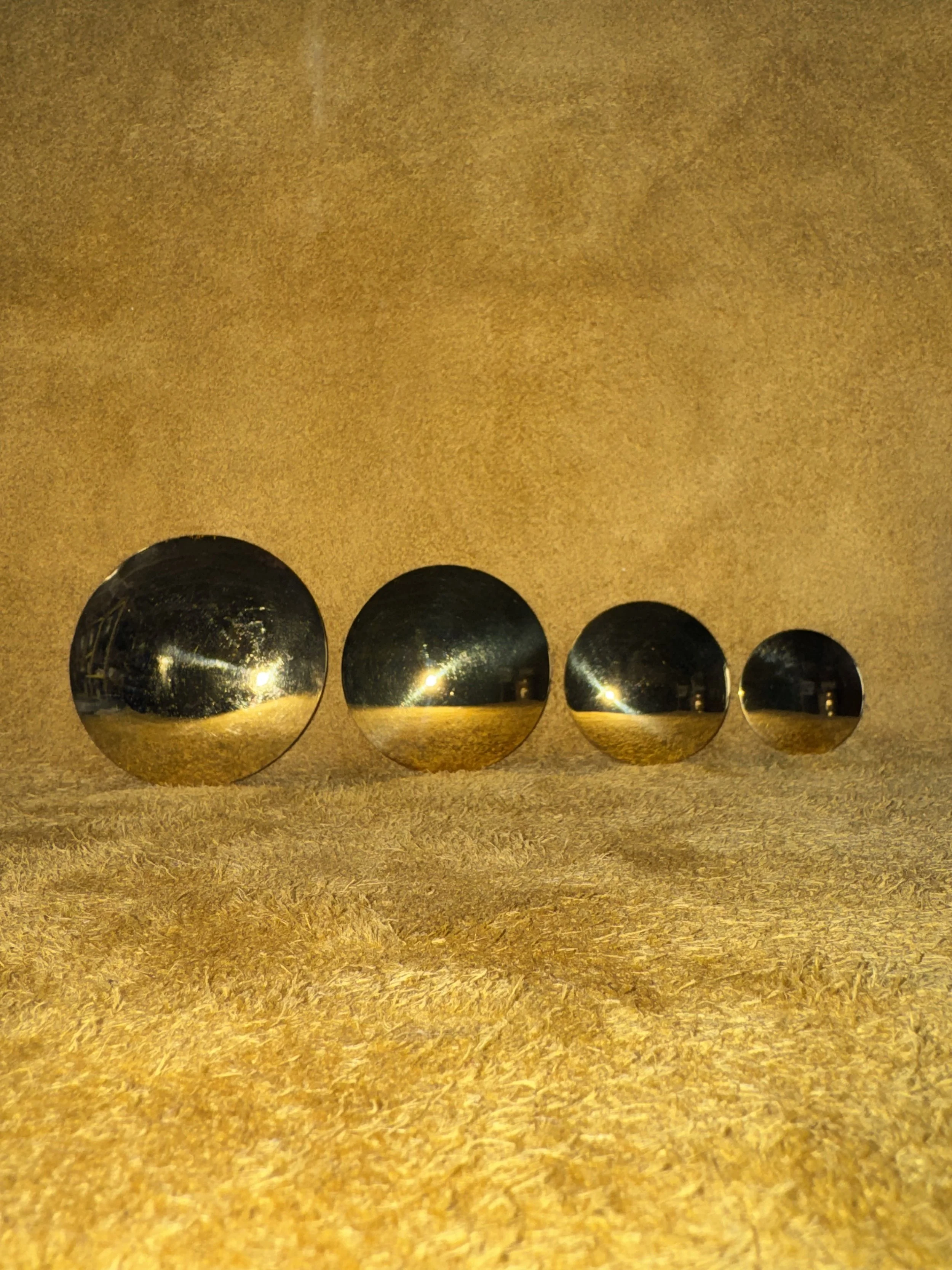 Brass Plated Screw-back Conchos