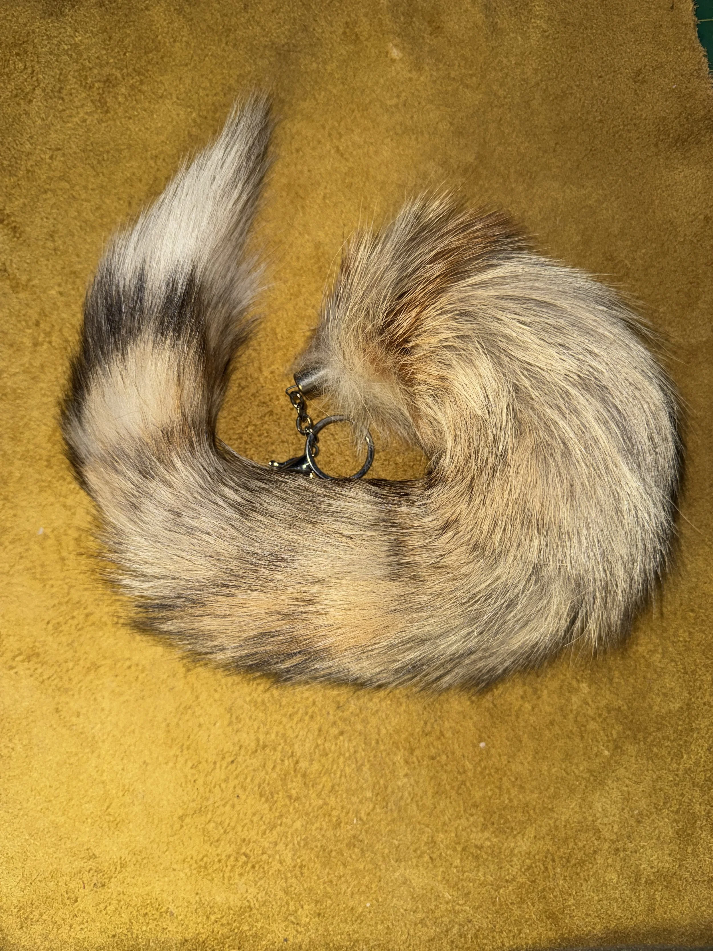 Coyote Tail Keychains