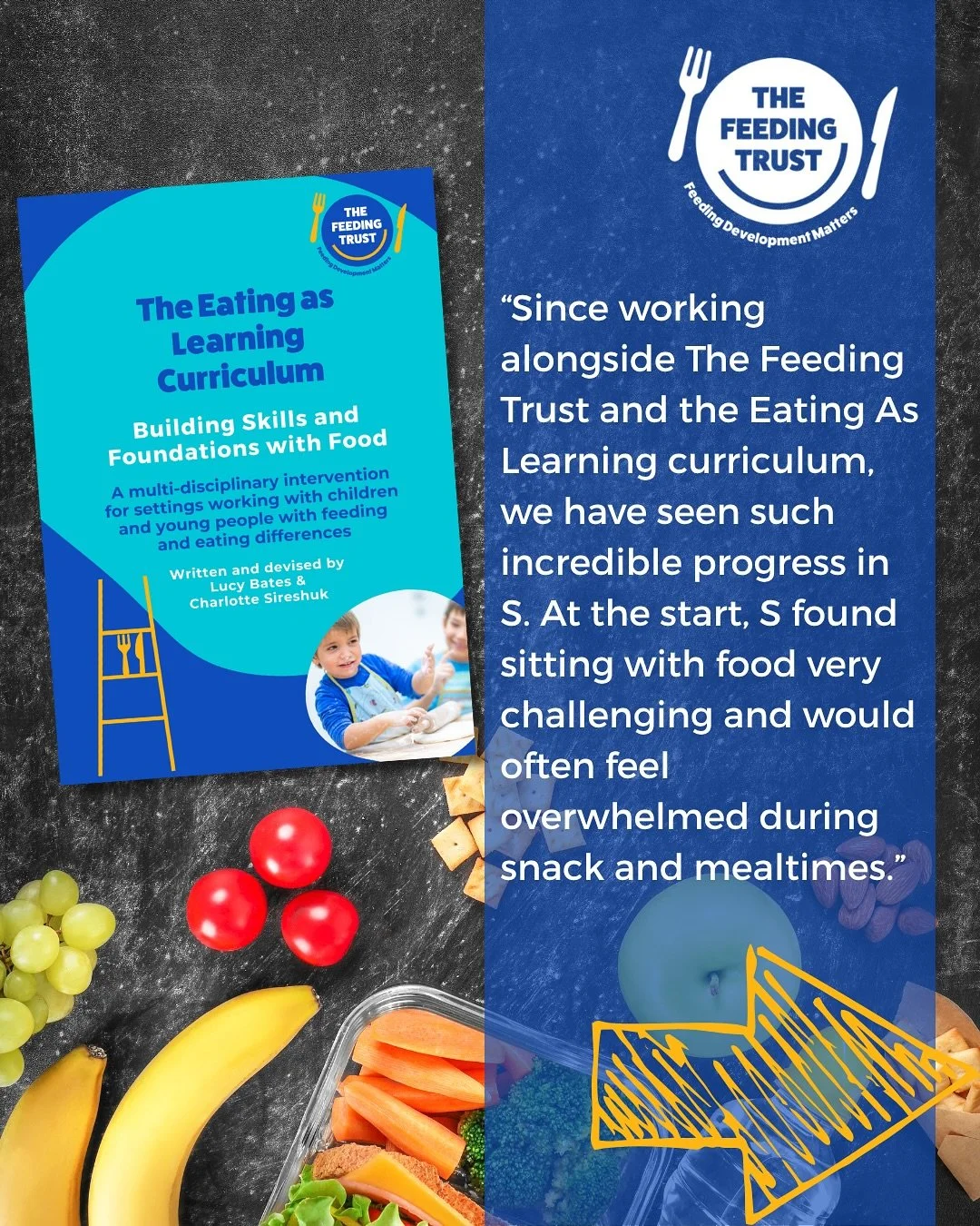 It’s not always about what a child eats. Sometimes, it’s about what they gain along the way.
Through our Eating as Learning Curriculum, children are building confidence, friendships and joy around mealtimes.
Your Tesco votes this Octobe
