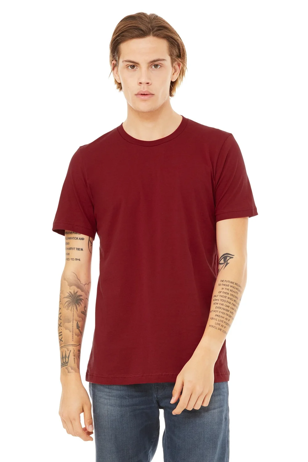 bella canvas 3001 red