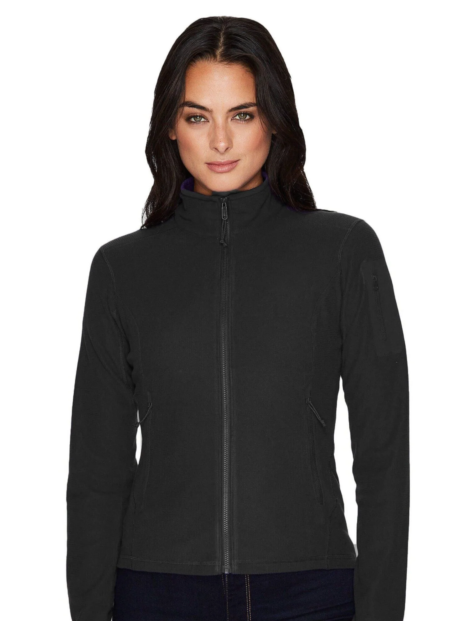 north face ladies skyline full zip fleece jacket