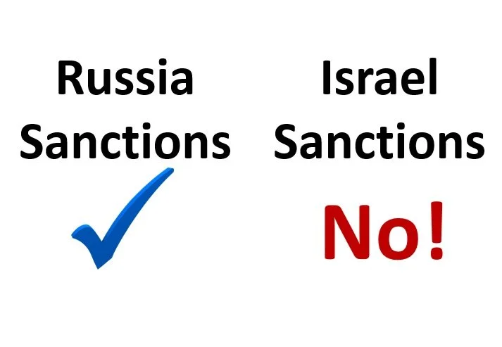 New Russia sanctions expose double standard towards Israel