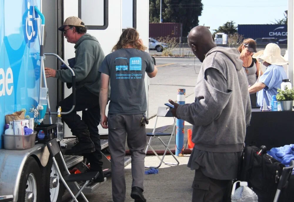 Mobile Showers for Homeless Provide Sanitation and Pride