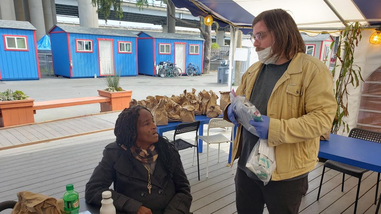 LavaMaeˣ Distributes 1,000 COVID-19 Hygiene Kits to Our Unhoused Neighbors