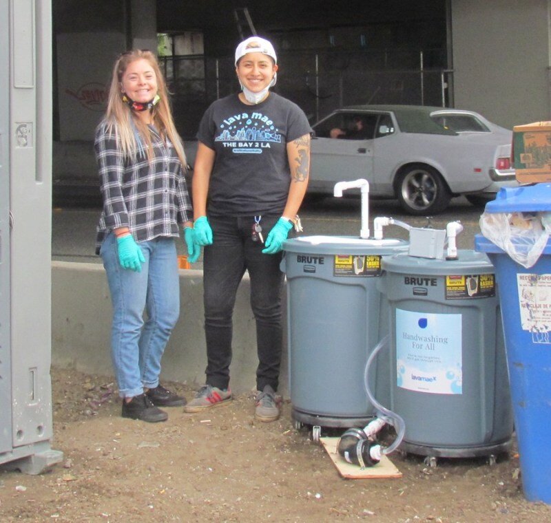Creating Vitally Needed Hand-Washing Stations for Homeless Residents