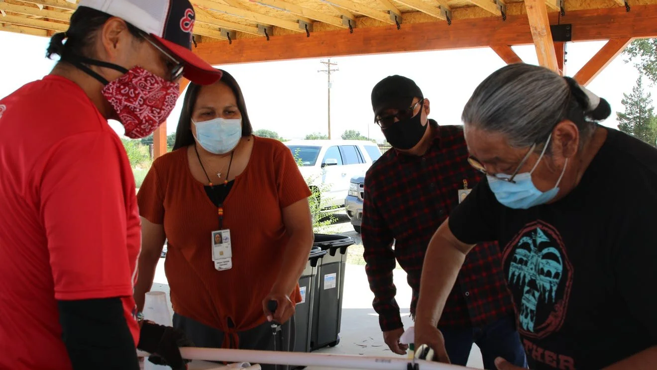 Red Feather teaches Navajo Nation communities to build hand-washing stations