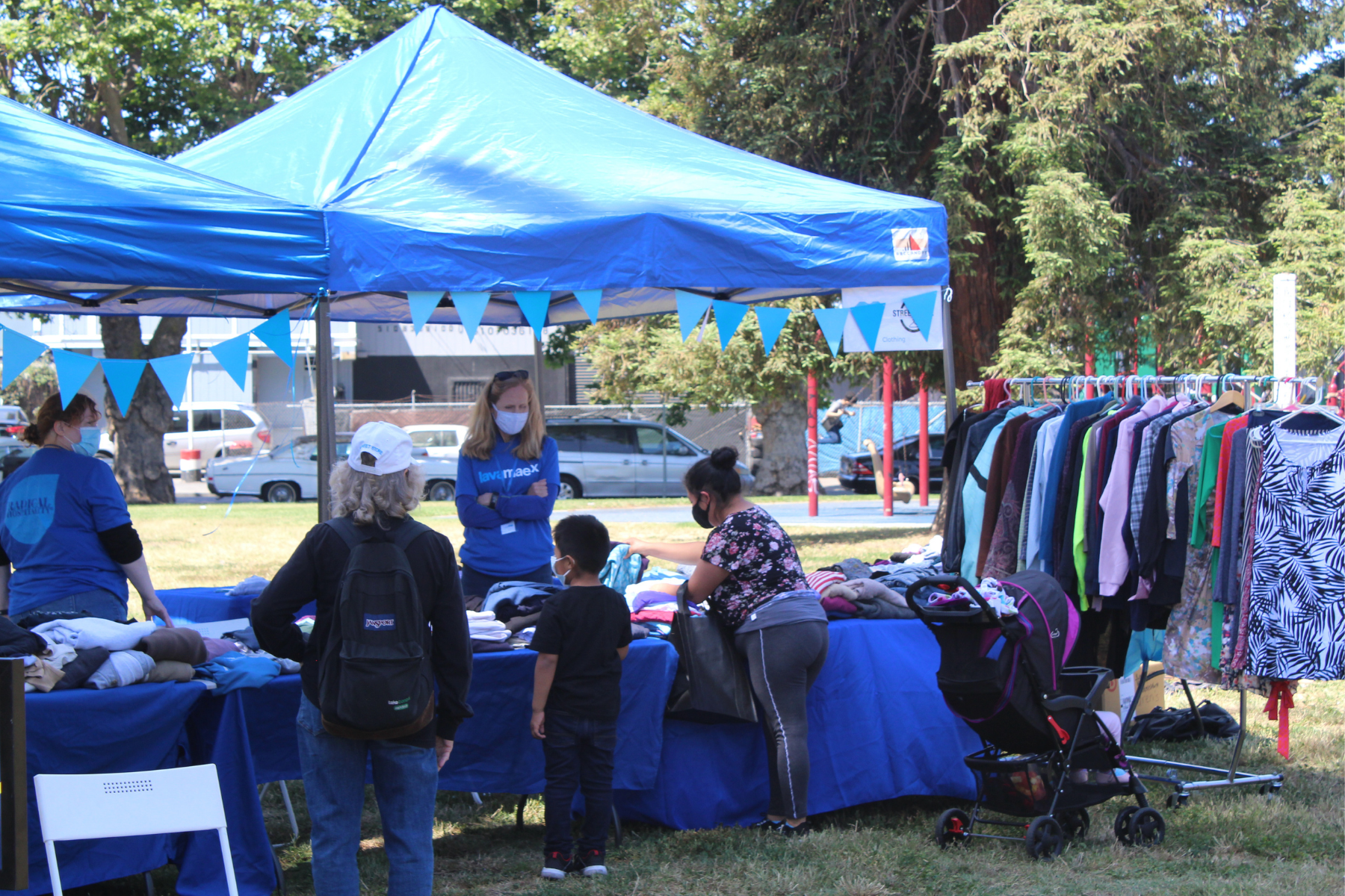 East Oakland Pop-Up Care Village at Elmhurst Park