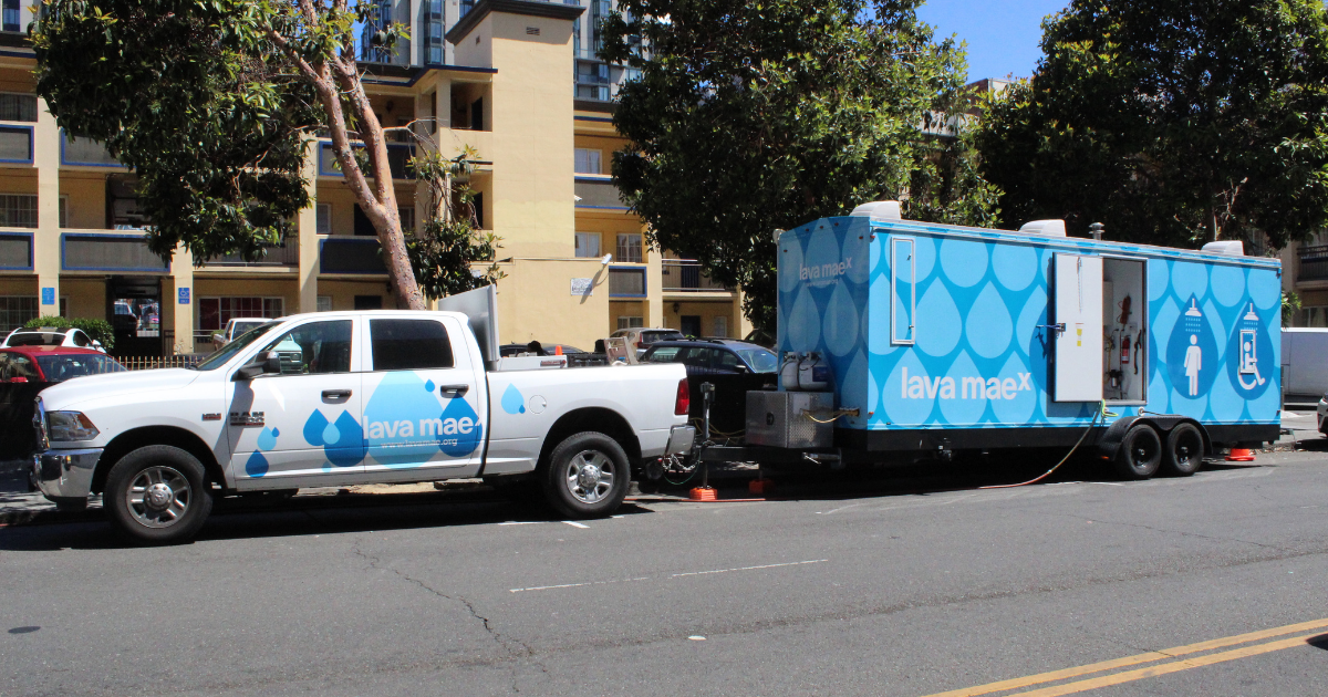 Mobile showers launch at the San Francisco Community Health Center