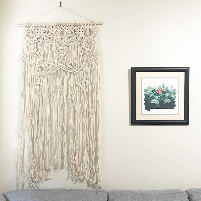 Slowly adjusting the mood in my living room with some key pieces starting with this beautiful macrame by @jlenesco and art by @atoffany 🍉
.
.
.
#sparkjoy #minimaldesign #spacetherapy #homeart #comfortableliving #interiordecorating #macrame #tiffanyf