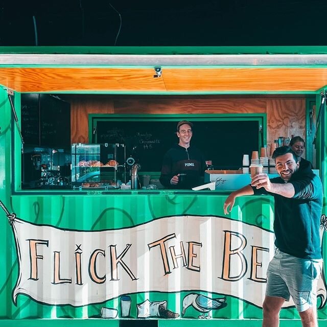 Supporting the team at @flickthebeanau - Matt's looking pretty stoked about his freshly brewed, Tasmanian roasted Zimmah Coffee ! 😜☕⠀
⠀
Now, more so than ever, local businesses are relying on our community to keep them up and running. We love seeing