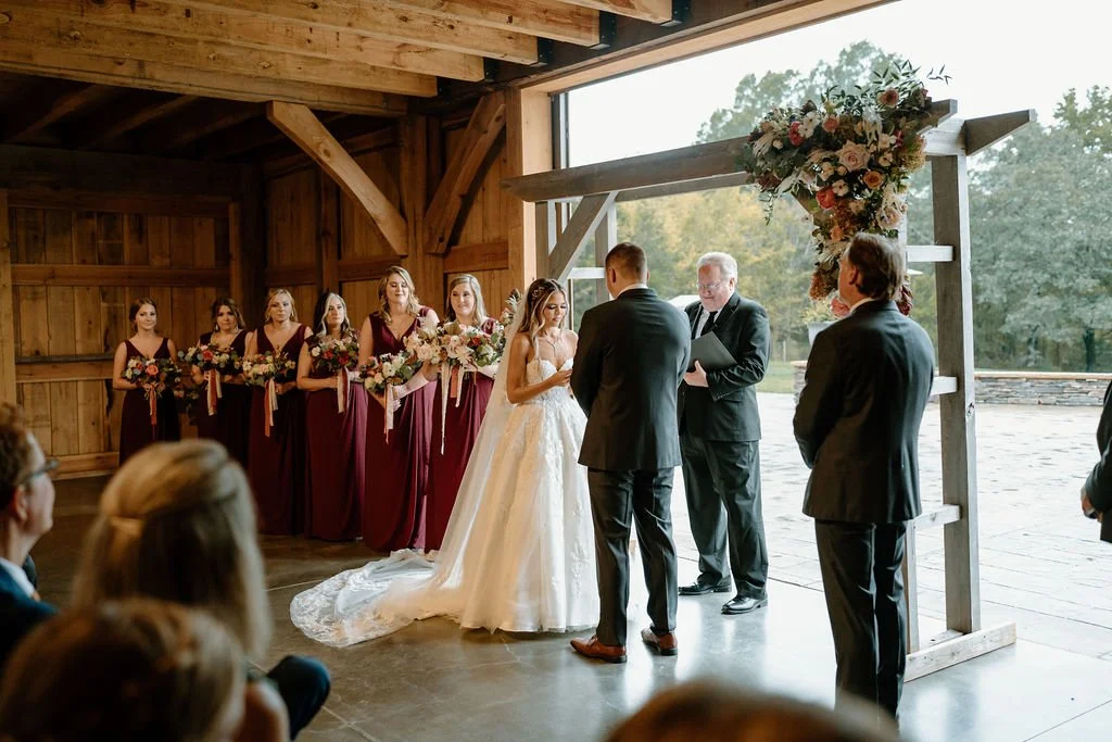 Hayfield At Murchison Farms Rainy Wedding Day // Tiffany and James