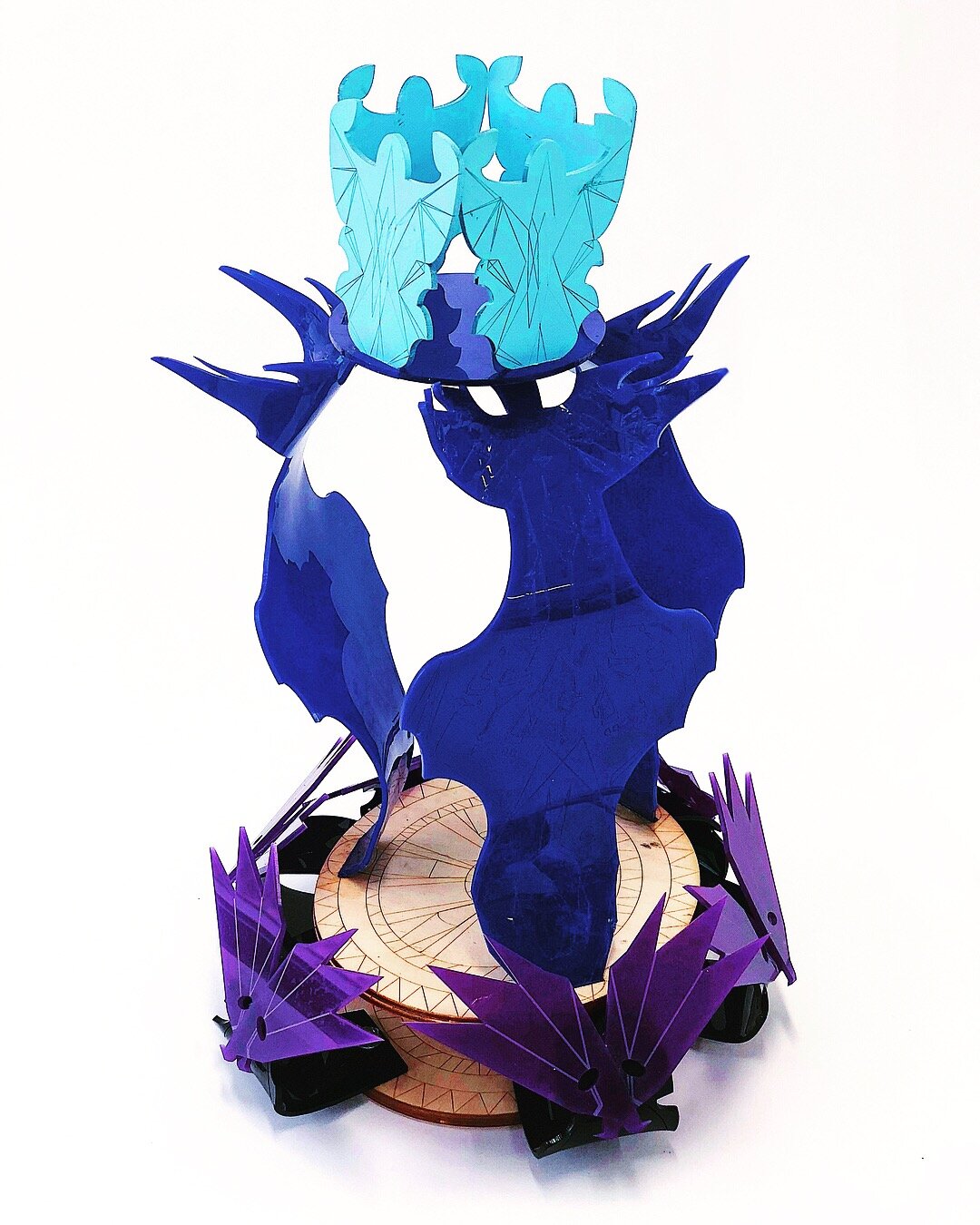 3D Abstract Sculpture Based on League of Legends (Ravenborne Leblanc)