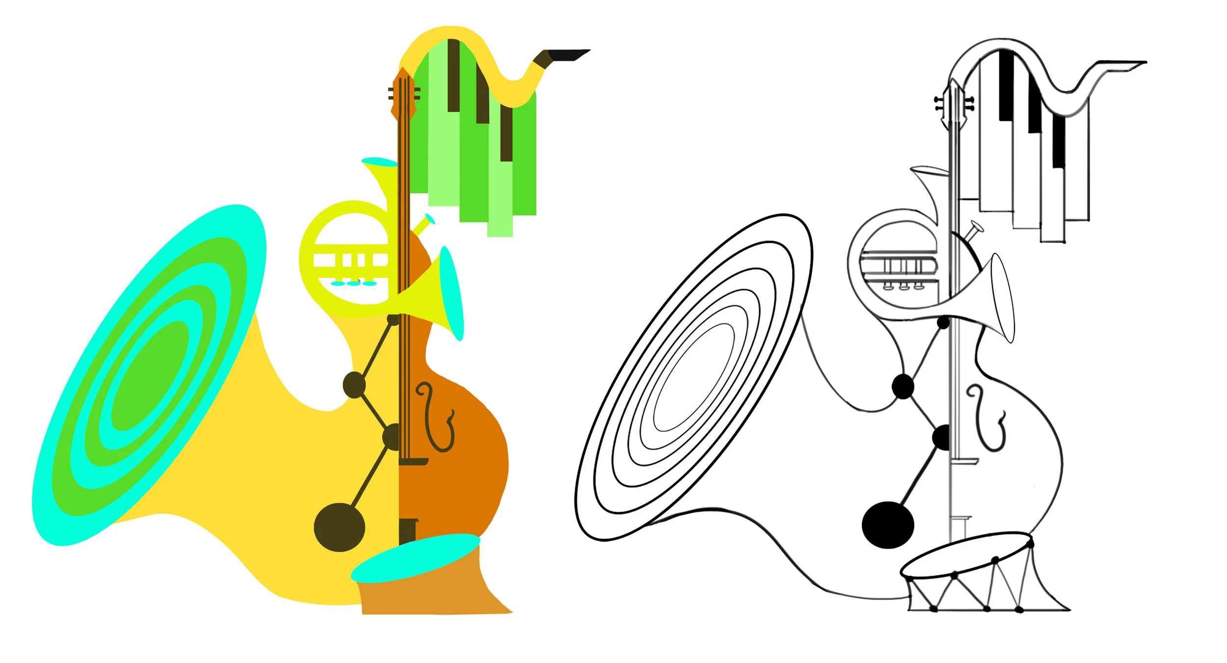 Prop Design: Jazz Music School