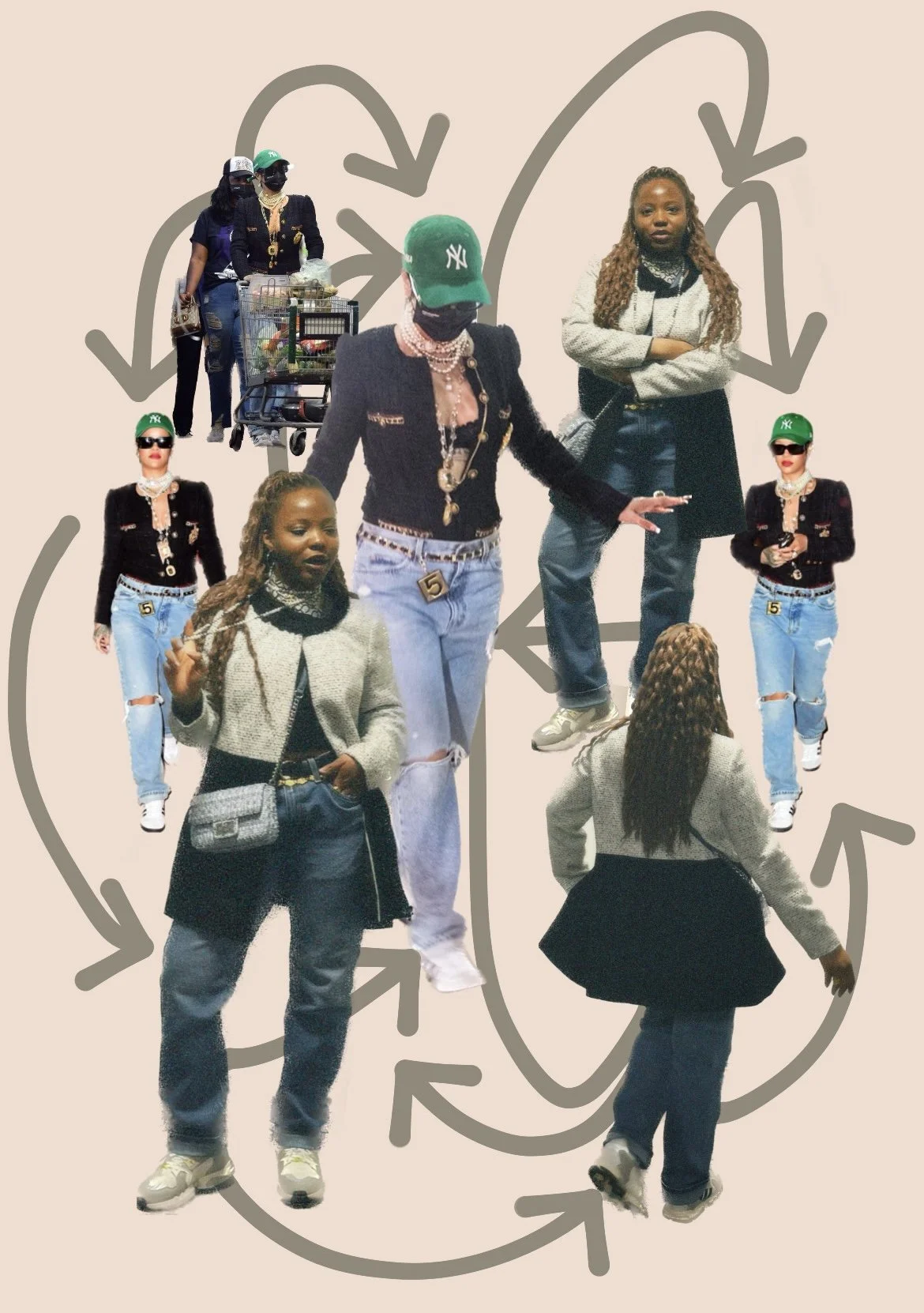 it’s freezing out but university student wants to dress like Rihanna.