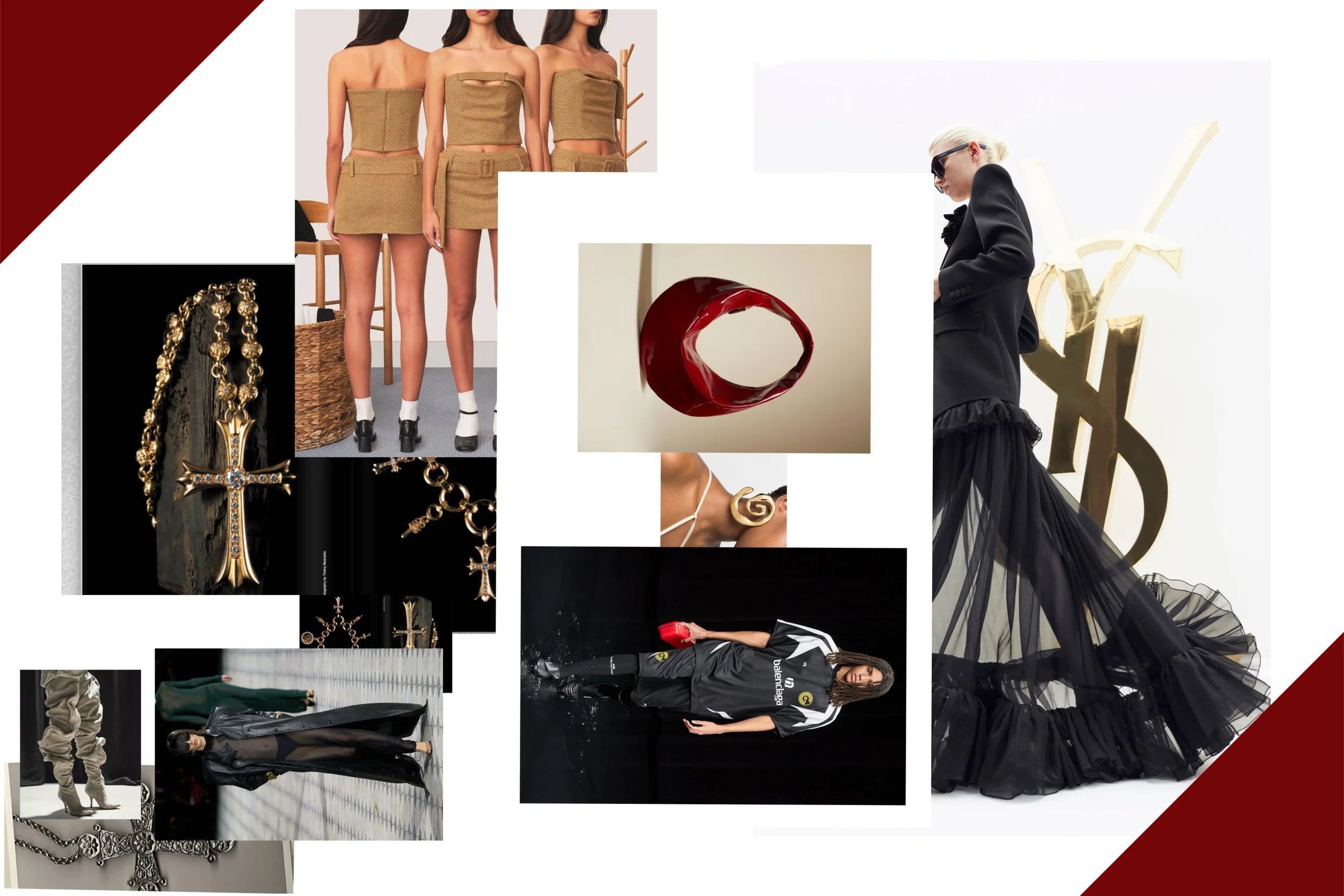 saint Laurent isn't over shoulder pads and so am I 