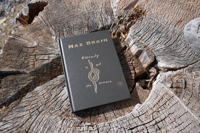 “Humanity is not for Humans” - Embossed-hardcover book 25x18cm. 130 pages of original flashes of dragons and snakes, stories about mythology. Work done for Max Brain.