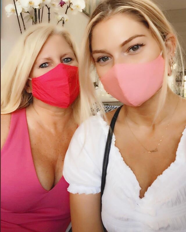 Mother/Daughter all Masked Up! Pedicure time! 💕