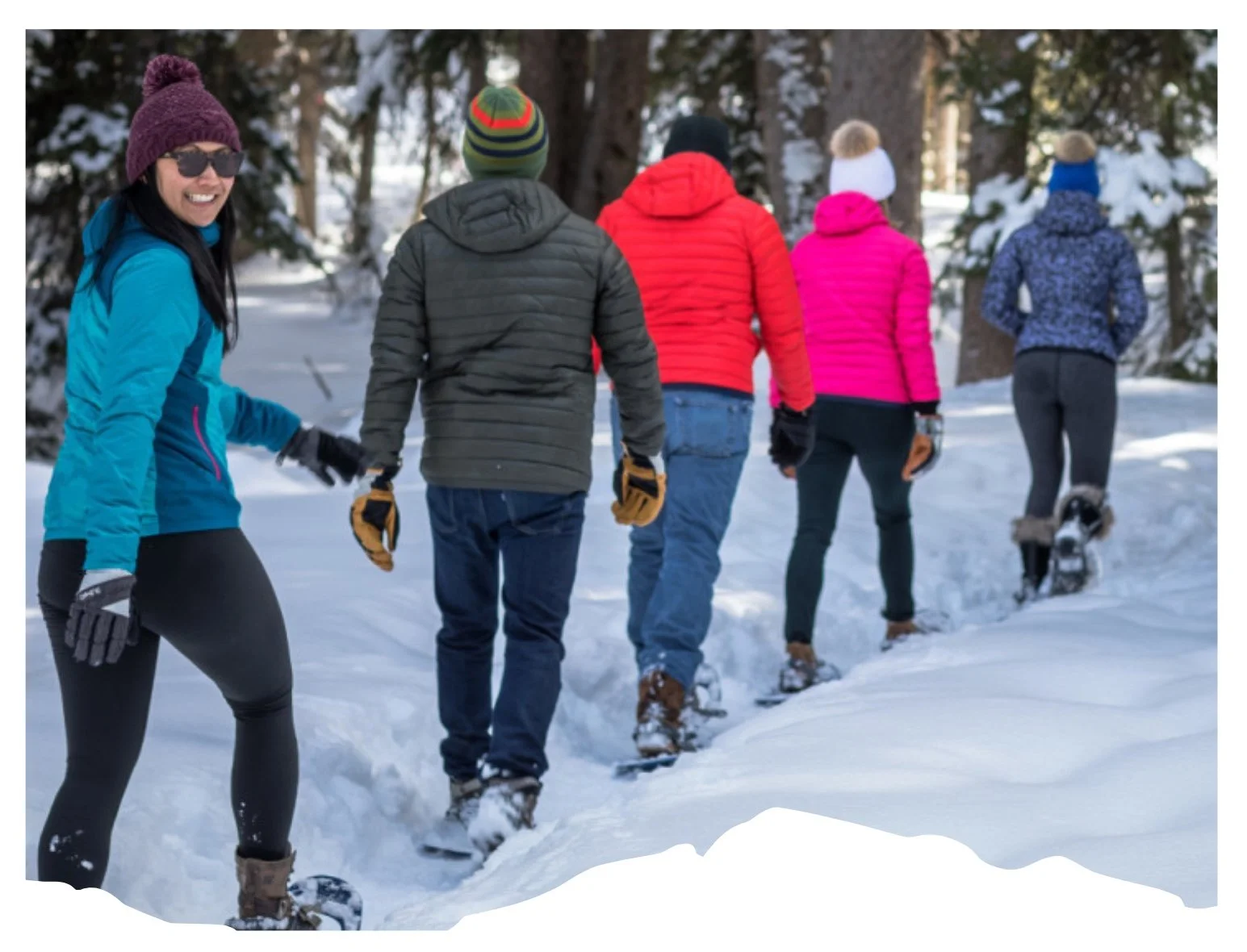 Rebecca Francos Snowshoe Ecology Tour Senior