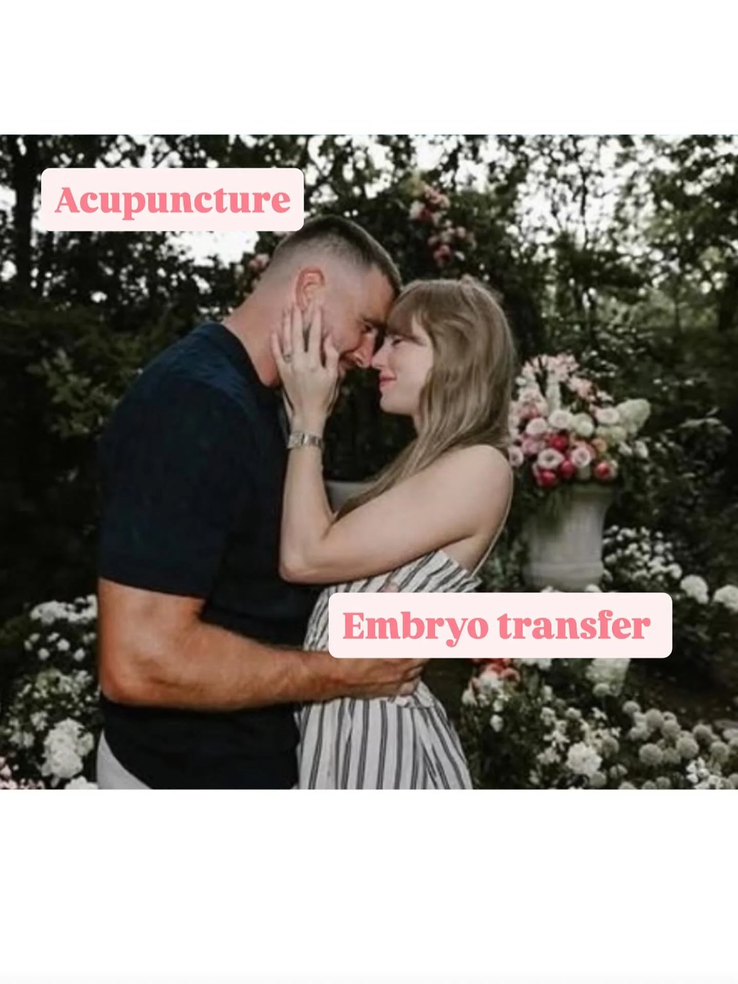 Our best friend is getting married! 

👰&zwj;♀️🤵&zwj;♂️Acupuncture on the day of embryo transfer has been widely studied. While results vary, ranging from a neutral effect to showing a significant improvement in live birth rates, there is certainly 