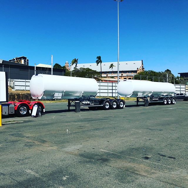 Hockney and Co B-Double on display at the 2019 NBTA bulk tanker meeting