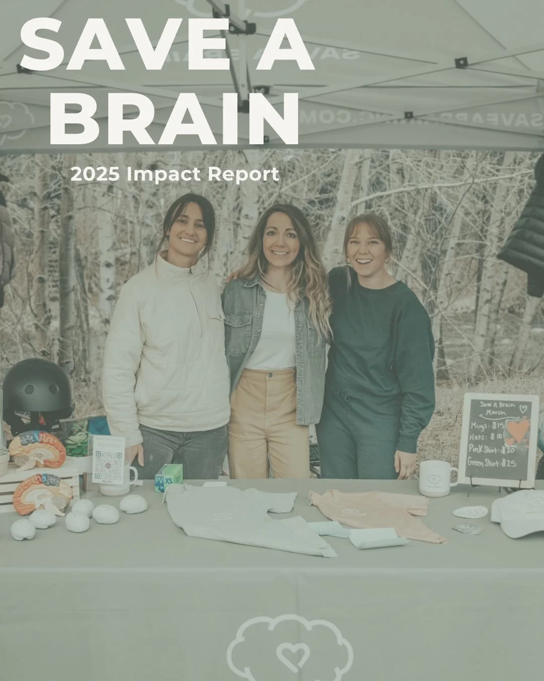 5 years. 💛

When we started Save A Brain, we could have never imagined standing where we are today, surrounded by a community that believes in this mission as much as we 
do.

Thank you for being part of our 2025 impact. Your support helped us grow,